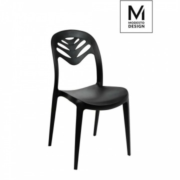 MODESTO krzesło MONSTERA czarne - polipropylen
