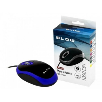 Mysz BLOW Mp-20 84-012# (optyczna; 1000 DPI; kolor niebieski)