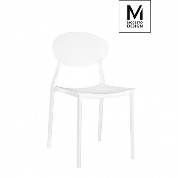 MODESTO krzesło FLEX białe - polipropylen
