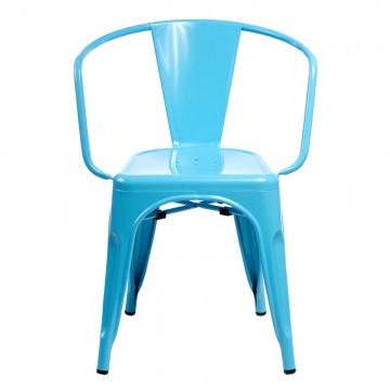 Krzesło D2 Paris Arms niebieskie