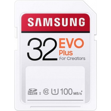 Samsung EVO PLUS SDHC 32GB UHS-I U1 [Zapis 10MB/s Odczyt 100MB/s]