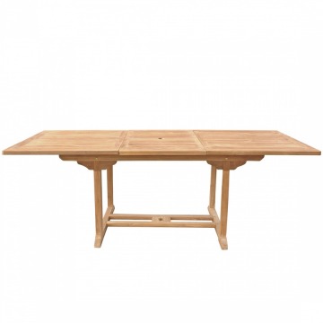 Stół ogrodowy drewniany 160/220 x 90 cm rozkładany