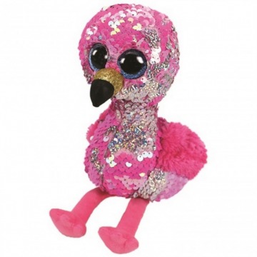 Przytulanki TY Beanie Boos Flippables PINKY flamingo