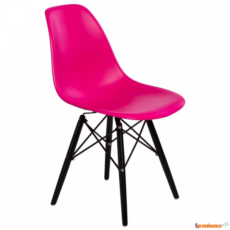 Krzesło P016W PP D2 Różowe - Krzesła do salonu i jadalni - Zamość