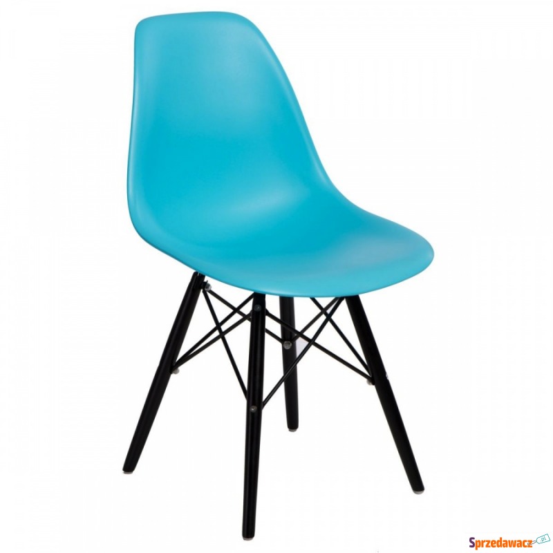 Krzesło P016W PP D2 Niebieskie - Krzesła do salonu i jadalni - Gołków