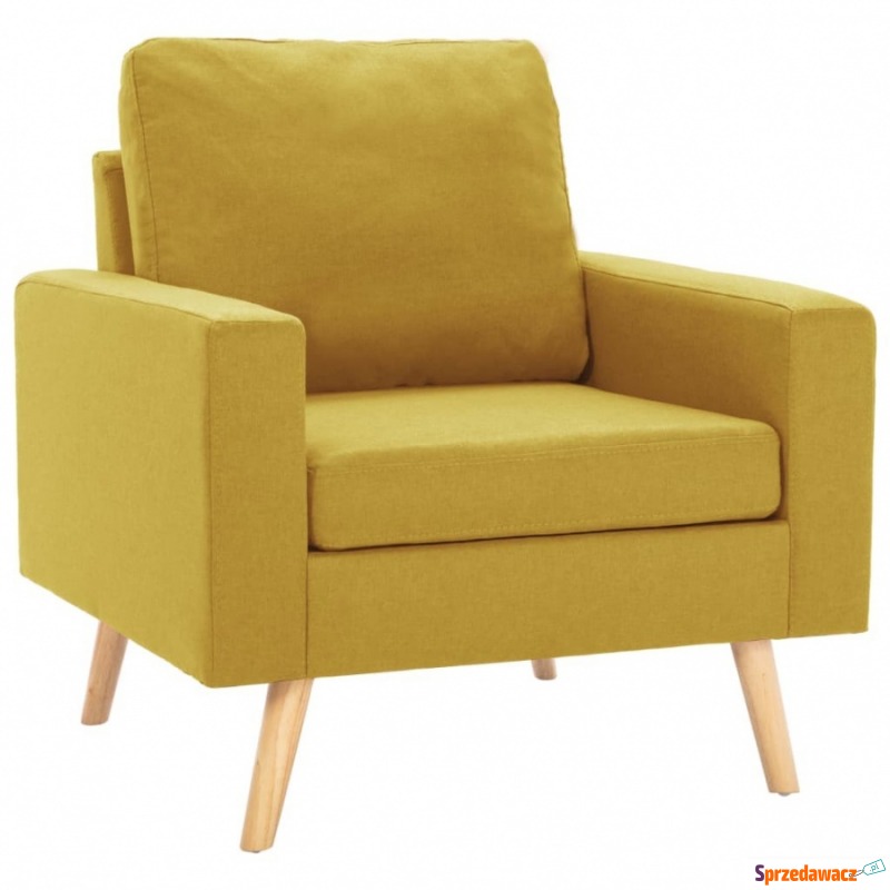 Fotel, żółty, tapicerowany tkaniną - Krzesła biurowe - Ruda Śląska
