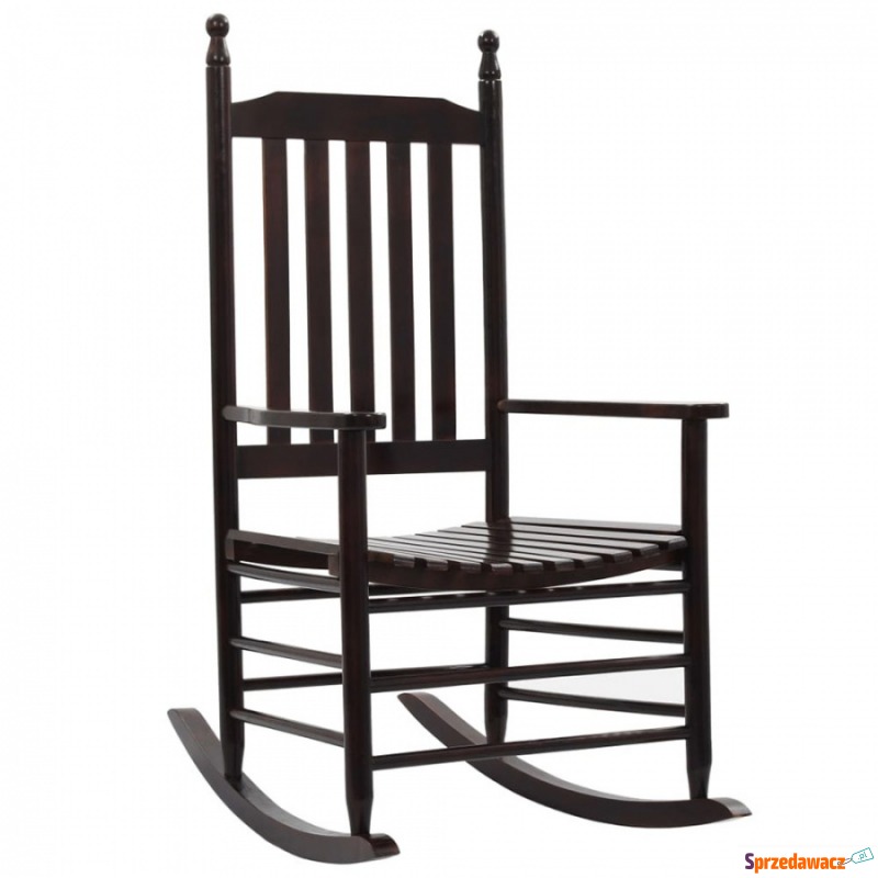 Fotel bujany z wygiętym siedziskiem, brązowy,... - Krzesła ogrodowe - Ostrołęka