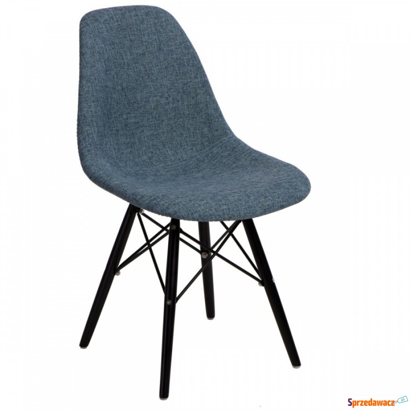 Krzesło P016W Duo D2 niebiesko-szare/black - Krzesła do salonu i jadalni - Starogard Gdański