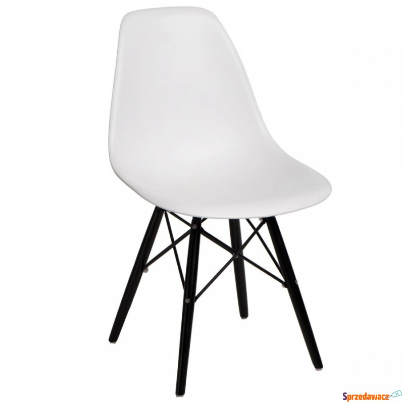 Krzesło P016W PP D2 Białe - Krzesła do salonu i jadalni - Gościęcin