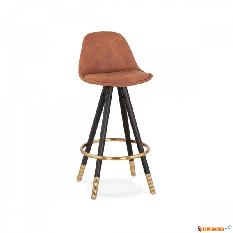 Krzesło barowe Kokoon Design Bruce Mini brązowe... - Taborety, stołki, hokery - Pruszków