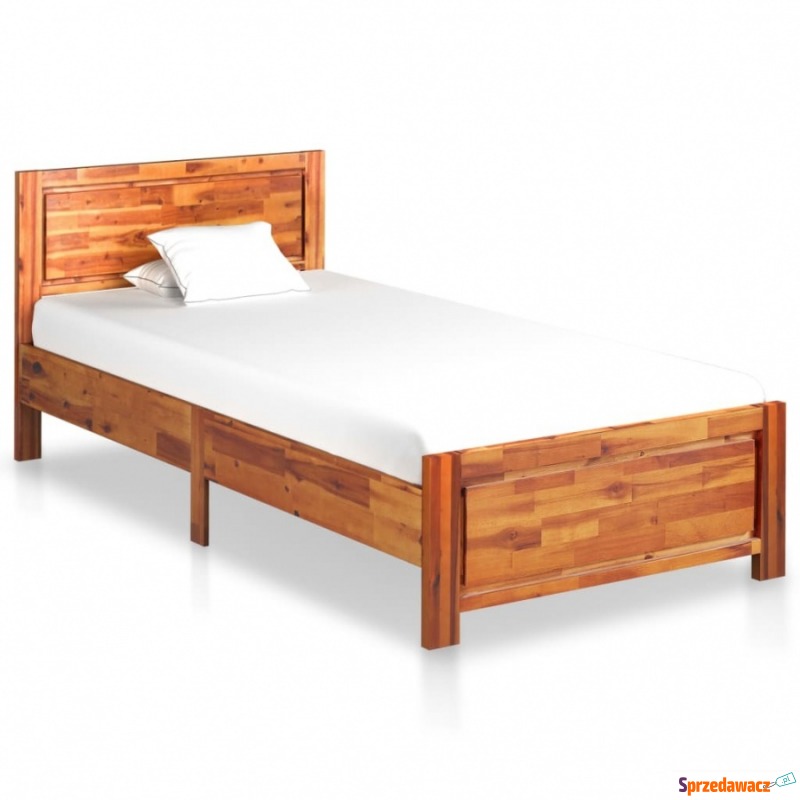 Rama łóżka, lite drewno sosnowe, 90 x 200 cm - Łóżka - Śrem