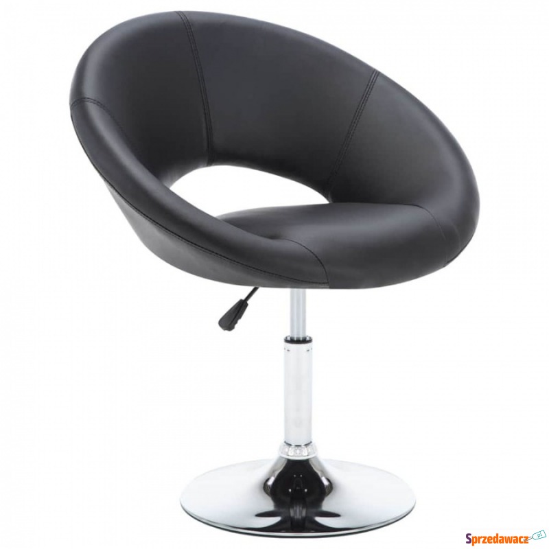 Obrotowe krzesło czarne - Taborety, stołki, hokery - Orzesze