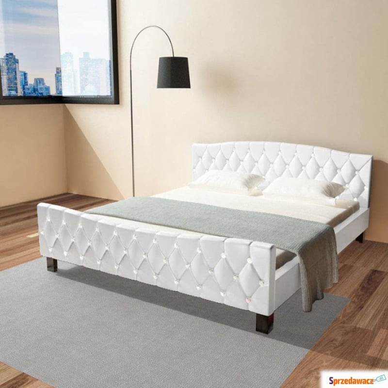 Podwójne łóżko z materacem memory, 180 x 200... - Łóżka - Inowrocław