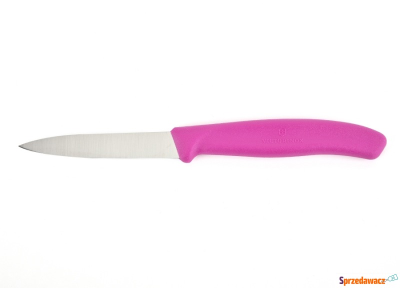 Nóż do jarzyn Victorinox różowy 8cm - Sztućce, noże - Mielec