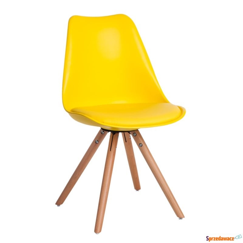 Krzesło Norden Star PP D2 żółte - Krzesła do salonu i jadalni - Nowy Dwór Mazowiecki
