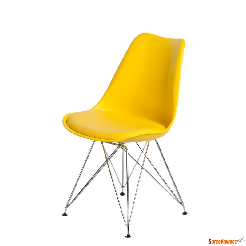 Krzesło Norden DSR PP D2 żółte - Krzesła do salonu i jadalni - Tarnobrzeg