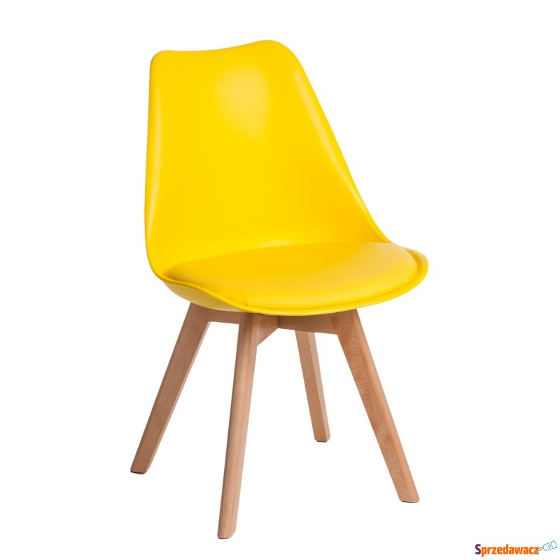 Krzesło Norden Cross PP D2 żółte - Krzesła do salonu i jadalni - Gliwice