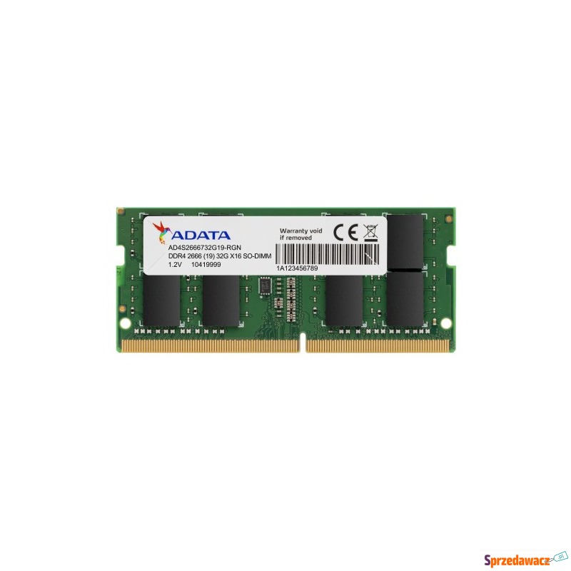 A-DATA SODIMM Premier DDR4 2666 SODIMM 16GB CL19 - Pamieć RAM - Ruda Śląska