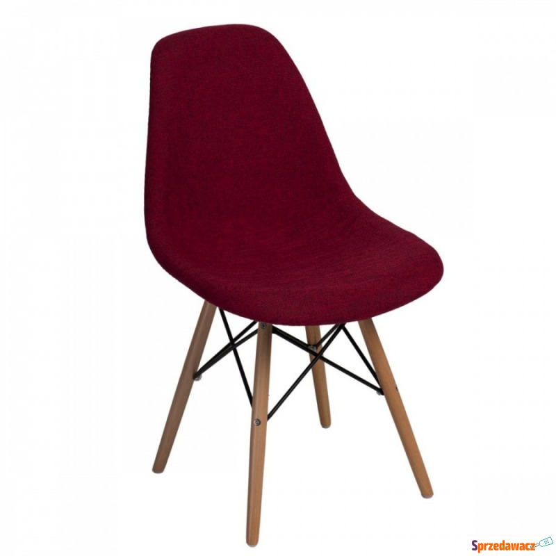 Krzesło P016W Duo D2 czerwono-szare - Krzesła do salonu i jadalni - Żyrardów