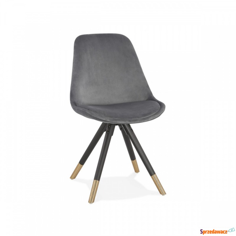 Krzesło Kokoon Design Mikado szare nogi czarne - Krzesła do salonu i jadalni - Załom