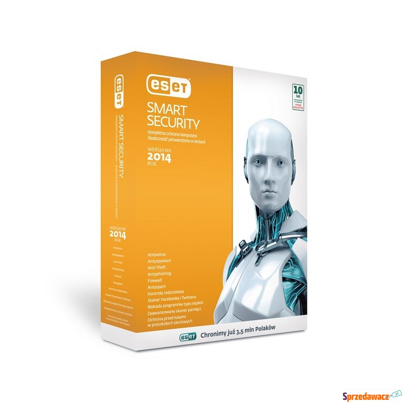 ESET Endpoint Security Client BOX 10 - desktop... - Bezpieczeństwo - Śrem