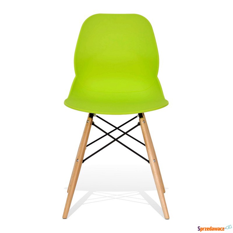 Krzesło Leaf DSW King Home zielone - Krzesła do salonu i jadalni - Zielona Góra