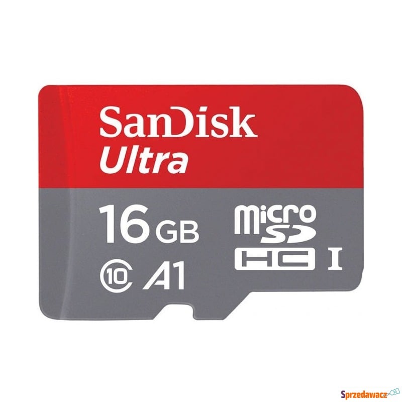 SanDisk Ultra microSDHC 16GB Android 98MB/s A1... - Karty pamięci, czytniki,... - Siedlce