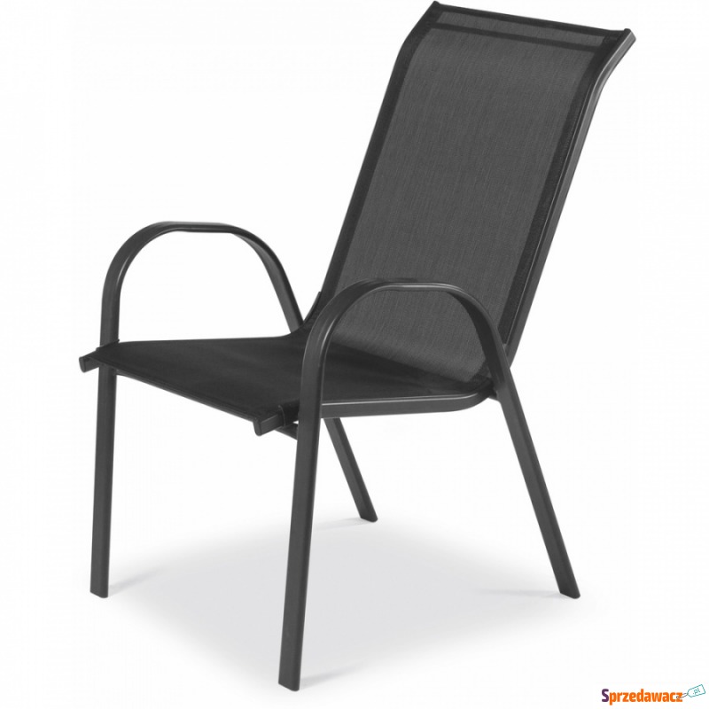 Krzesło ogrodowe 93x55x71cm Fieldmann czarne - Krzesła ogrodowe - Ełk