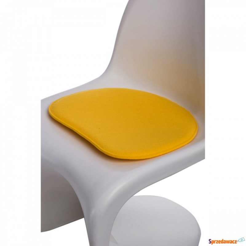 Poduszka na krzesło Balance żółta - Poduszki - Bługowo