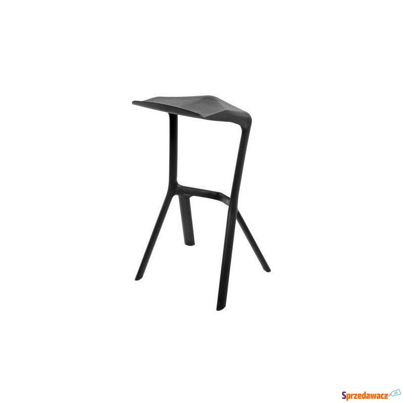 Krzesło barowe Miura D2.Design czarny - Taborety, stołki, hokery - Kalisz