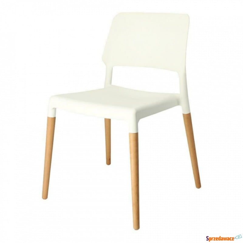 Krzesło Cole białe - Krzesła do salonu i jadalni - Otwock