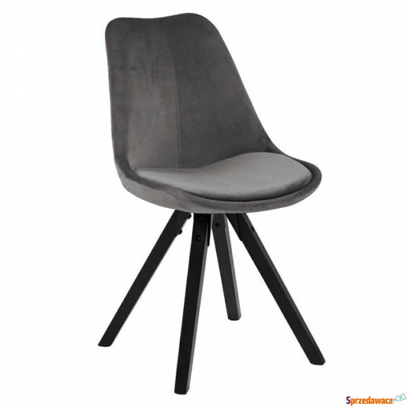 Krzesło Dima VIC dark grey /black - Krzesła do salonu i jadalni - Chorzów
