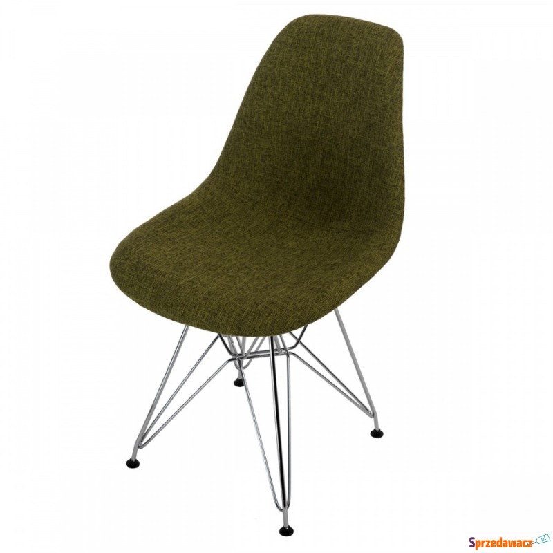Krzesło P016 DSR Duo D2 zielono-szare - Krzesła do salonu i jadalni - Mysłowice