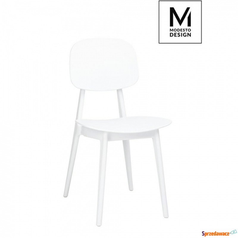 MODESTO krzesło ANDY białe - polipropylen - Krzesła do salonu i jadalni - Nowy Dwór Mazowiecki
