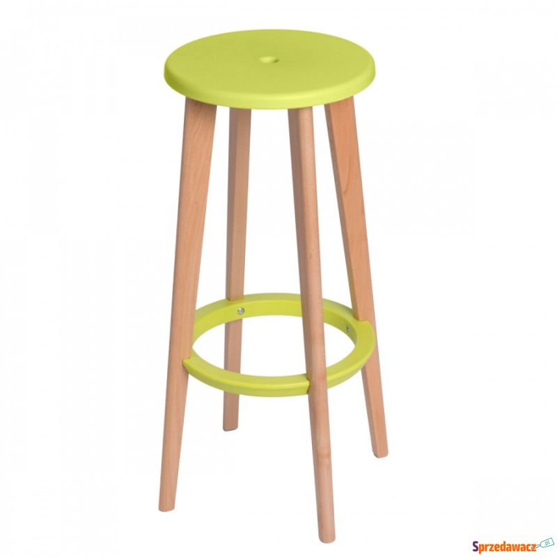 Krzesło barowe D2 Lush zielone - Taborety, stołki, hokery - Toruń