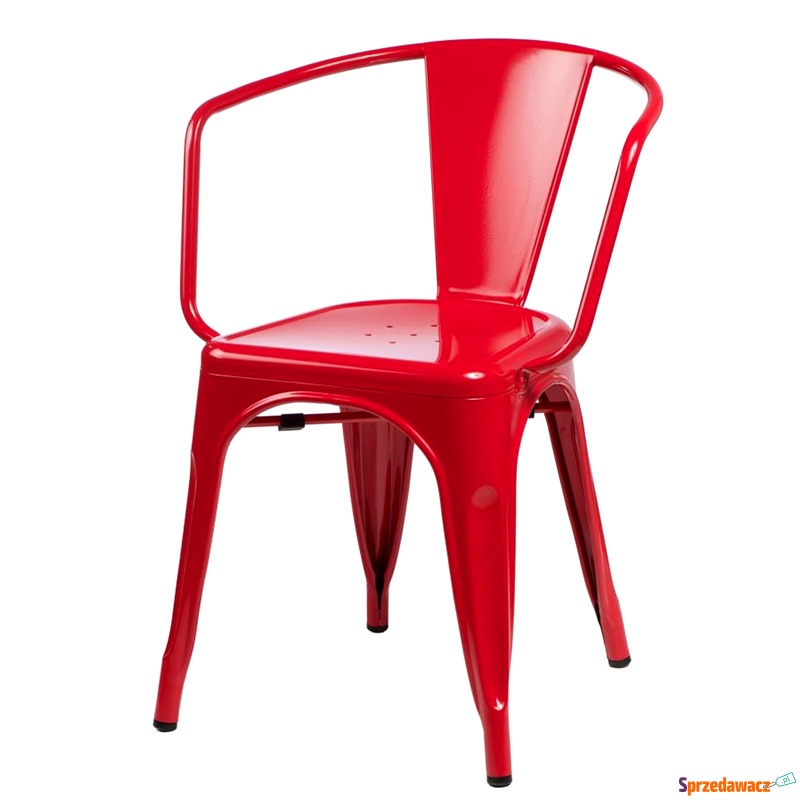 Krzesło D2 Paris Arms czerwone - Krzesła do salonu i jadalni - Suwałki