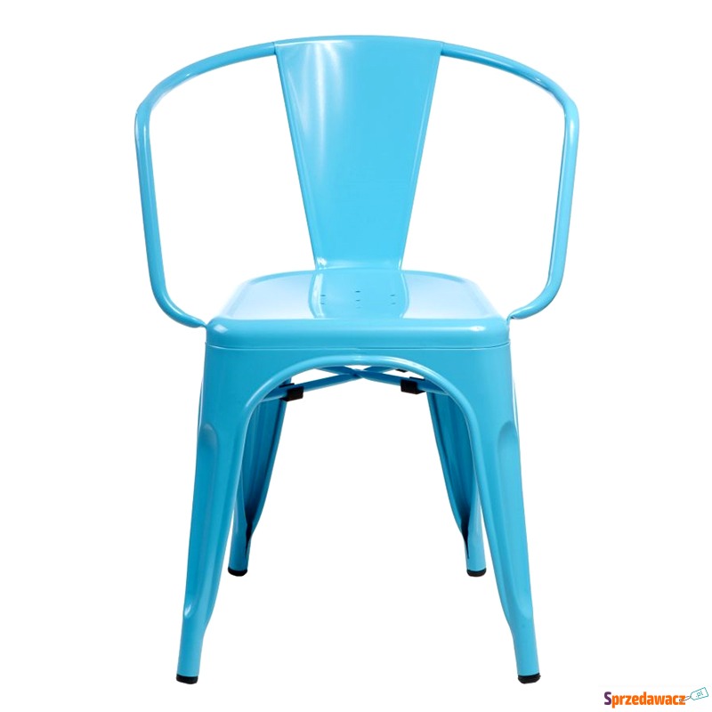 Krzesło D2 Paris Arms niebieskie - Krzesła do salonu i jadalni - Rypin