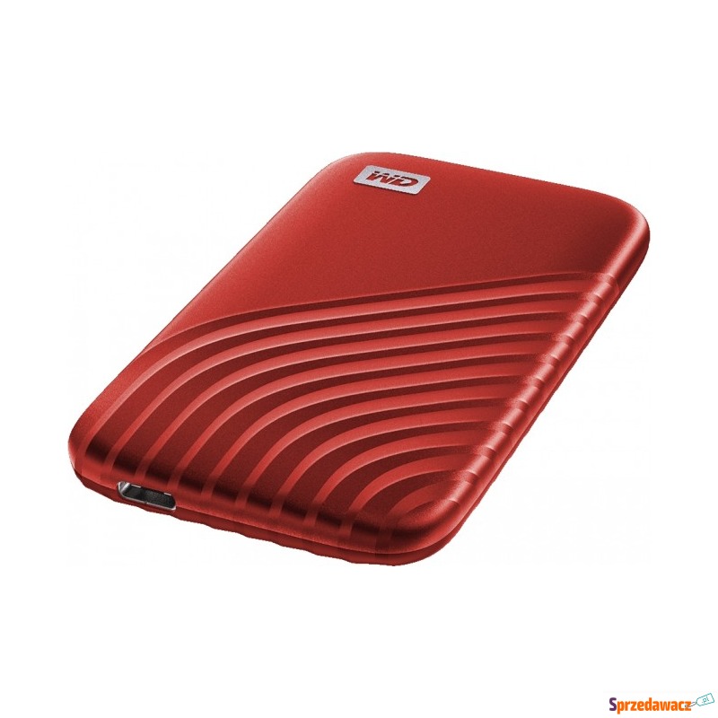 WD My Passport SSD 2TB czerwony - Przenośne dyski twarde - Nowy Targ