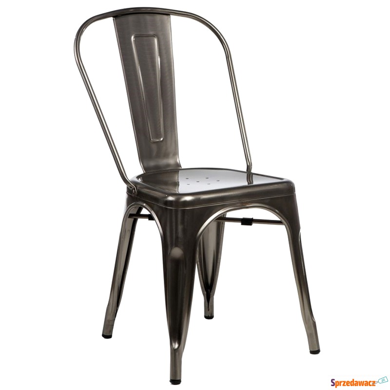 Krzesło D2 Paris w kolorze metalu - Krzesła do salonu i jadalni - Malbork