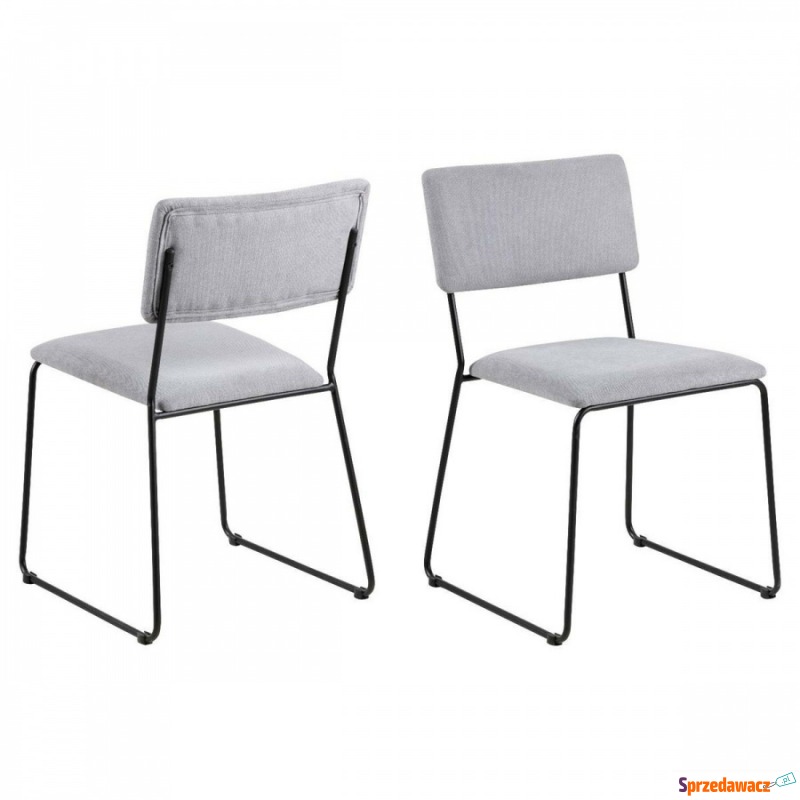 Krzesło Cornelia Light Grey - Krzesła do salonu i jadalni - Świętochłowice