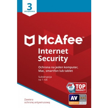 McAfee Internet Security ESD PL 3 - device - licencja na rok