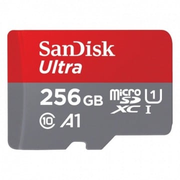 SanDisk Ultra microSDXC 256GB Android 120MB/s A1 UHS-I + Adapter