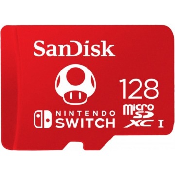 SanDisk Ultra microSDXC 128GB Nintendo Switch 100/90 MB/s A1 UHS-I