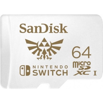SanDisk Ultra microSDXC 64GB Nintendo Switch 100/60 MB/s A1 UHS-I