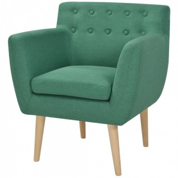 Fotel do salonu zielony