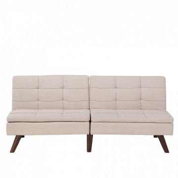 Sofa z funkcją spania beżowa - kanapa rozkładana - wersalka - Vitale