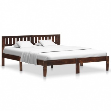 Rama łóżka z litego drewna mango, 160 cm