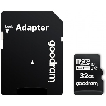 GOODRAM 32GB microSDHC class 10 UHS I + adapter