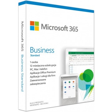 Microsoft 365 Business Standard PL - licencja na rok
