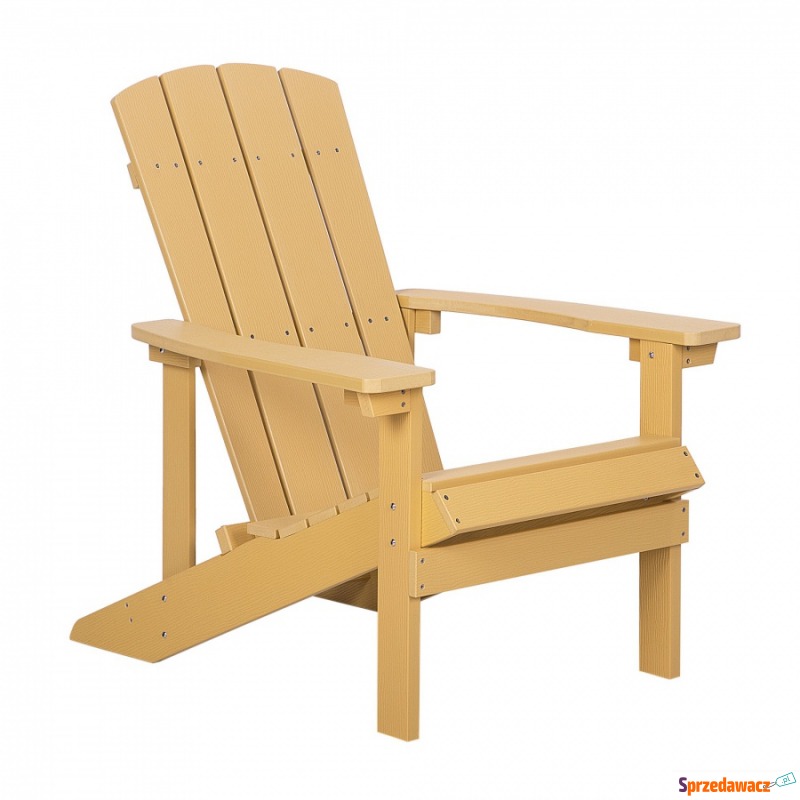 Krzesło ogrodowe żółte ADIRONDACK - Krzesła ogrodowe - Jelcz-Laskowice
